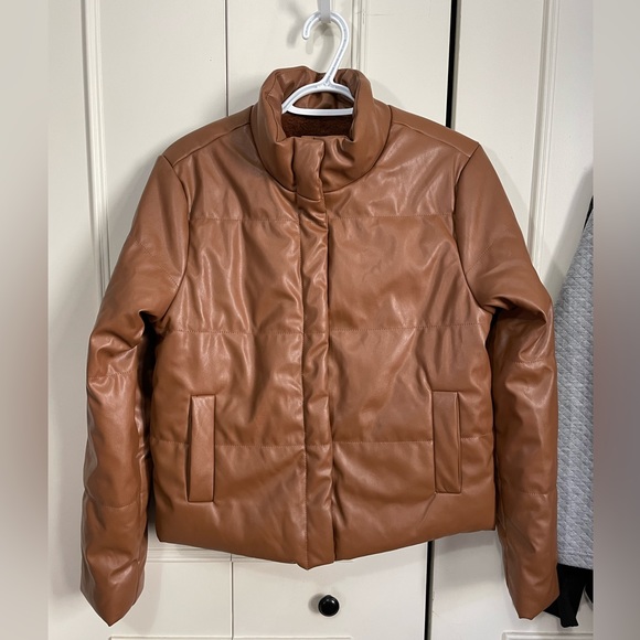 Vegan Leather winter bomber - Picture 1 of 2